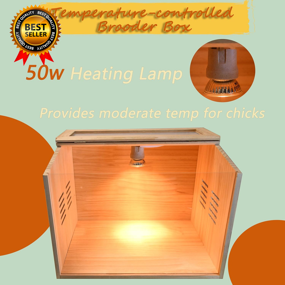 Brooder Box for Chicks, Chicken Brooder Box, Chicken Heater