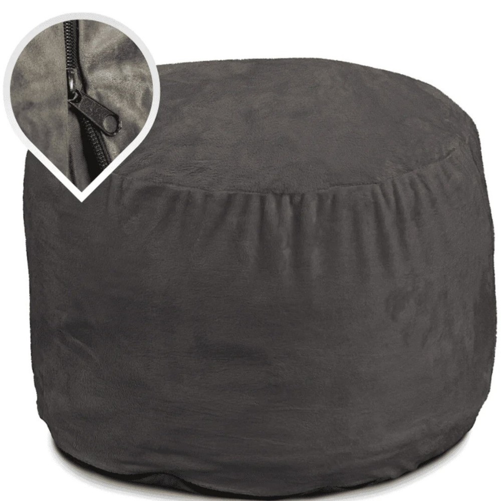 New ULTIMATE SACK Replacement Cover For Footstool Grey Standard MIA