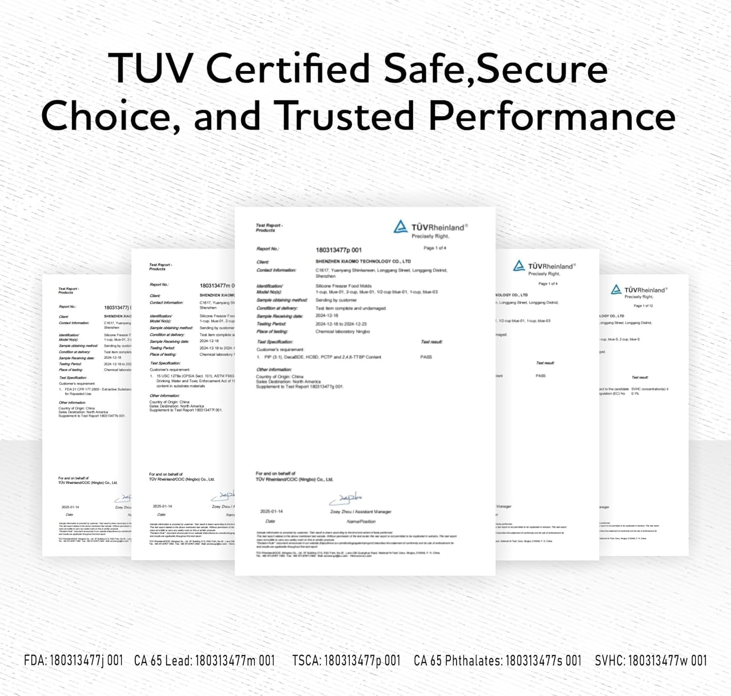2 Cup Silicone Freezer Trays with Lids, Silicone Soup Freezer Molds - Leakproof,