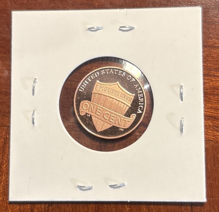 2025 S Lincoln Shield Cent Proof Penny From US Proof Set