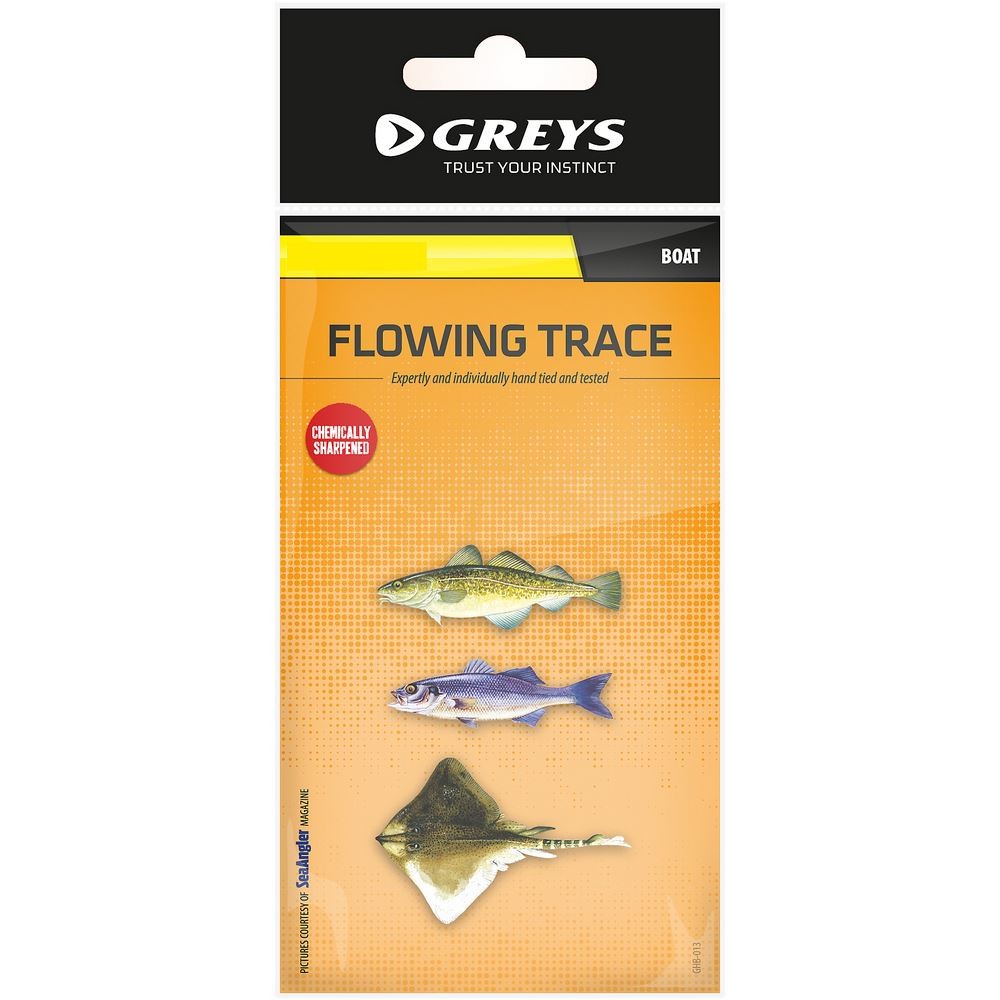 Greys Boat Flowing Trace 2 Hook Size 3/0