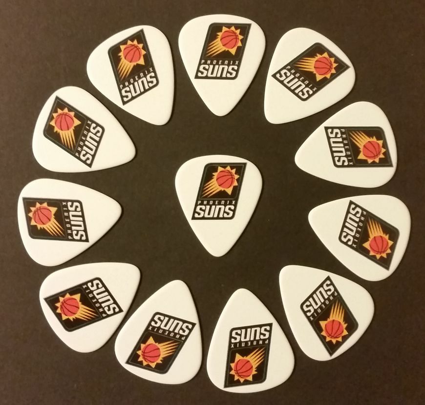 Phoenix Suns Logo Guitar Picks (12 picks) - (Buy 2, save 50% on 2nd)