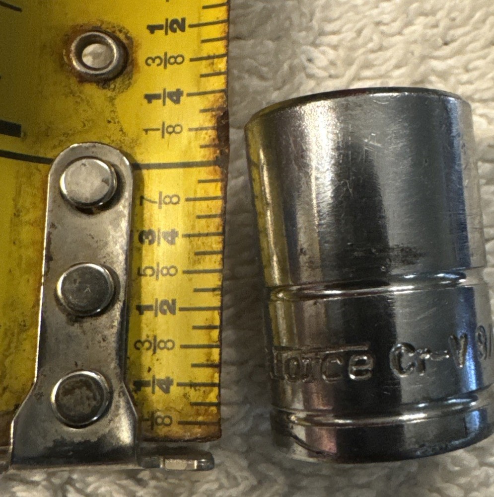 9/16" X 3/8" dr. 6 Pt. Socket ~ WorkForce ~ Nice & Sharp.