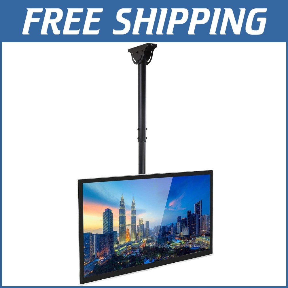 Premium Full Motion Ceiling TV Mount - Adjustable Height & Tilt for OLED TVs