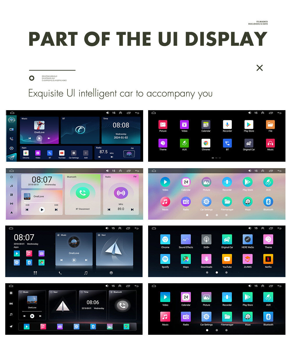 Touch Screen Car Radio Player BT SWC W/Cam Fit For Chrysler PT Cruiser 2000-2006