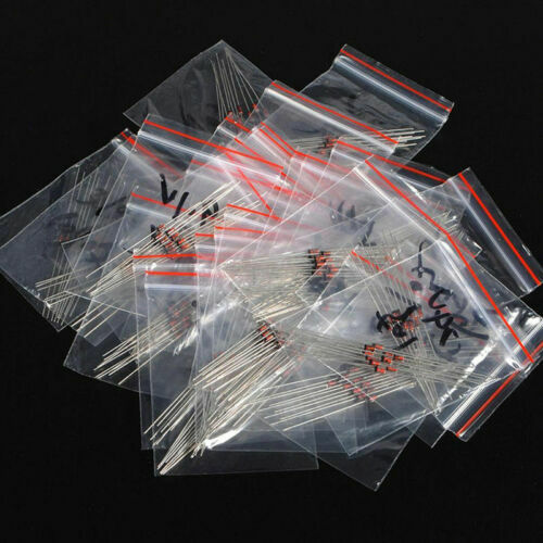 300pcs 30 Values (2V~39V) 1/2W 0.5W Zener Diodes Assorted Kit Assortment Set