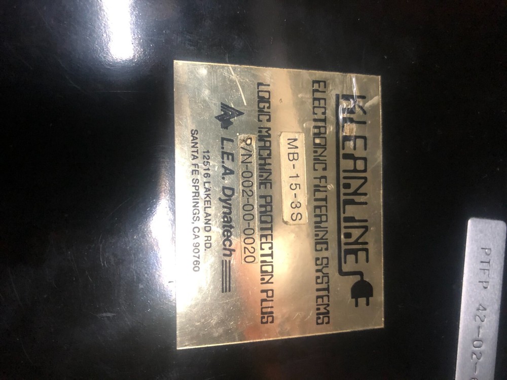 Kleanline Electronic Filtering Systems MB-15-3S Clean Power Filter / Conditioner