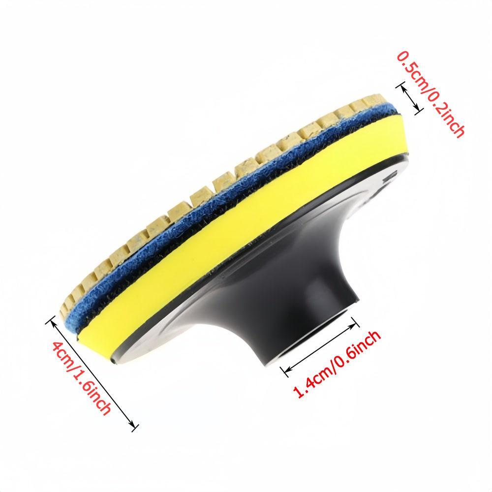 16pcs 4inch100mm Diamond Polishing Pad Wet/Dry for Granite Stone Concrete Marble