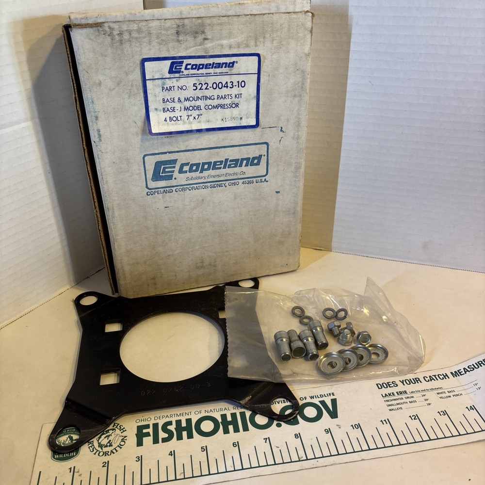 COPELAND 522-0043-10 COMPRESSOR BASE BRACKET 4 BOLT 7"X7"