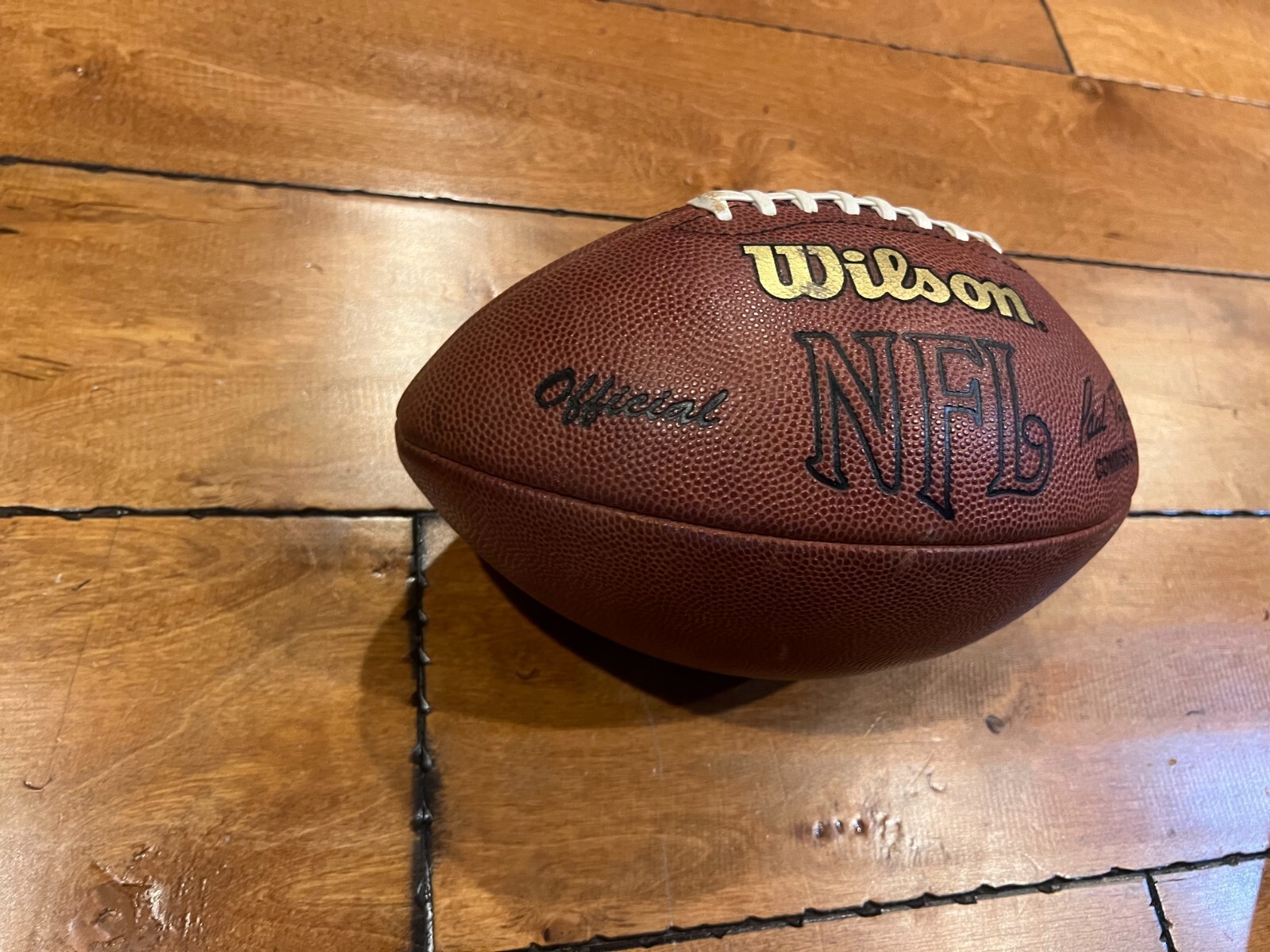 2000'S PHILADELPHIA EAGLES VS DALLAS COWBOYS GAME USED WILSON FOOTBALL