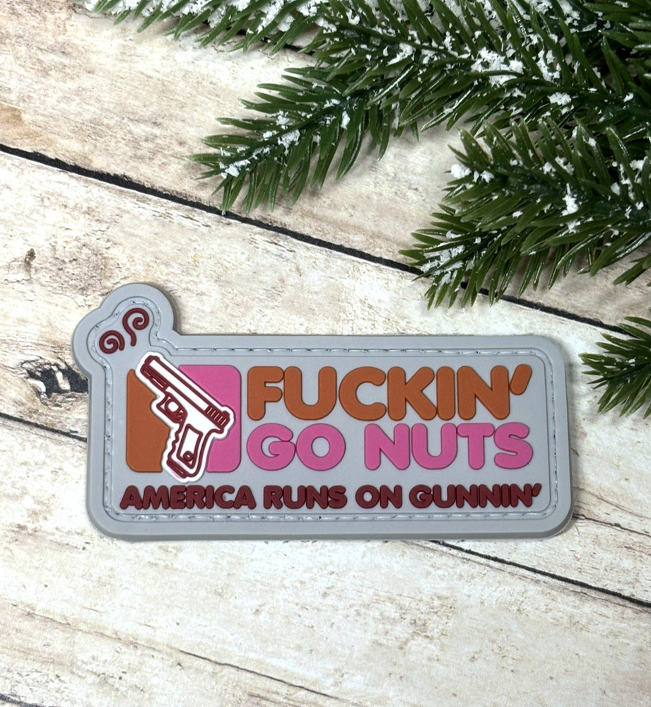 PVC Tactical Patch - F**k Go Nuts Patch - Morale Assault Rifle Gun Patch