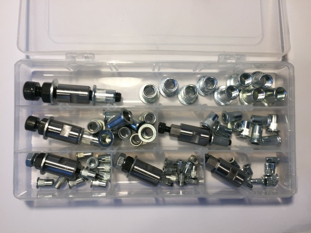 M3 - M10 Heavy Duty High Tensile Rivnut Insert Setting Tool Nutsert Kit UUKK