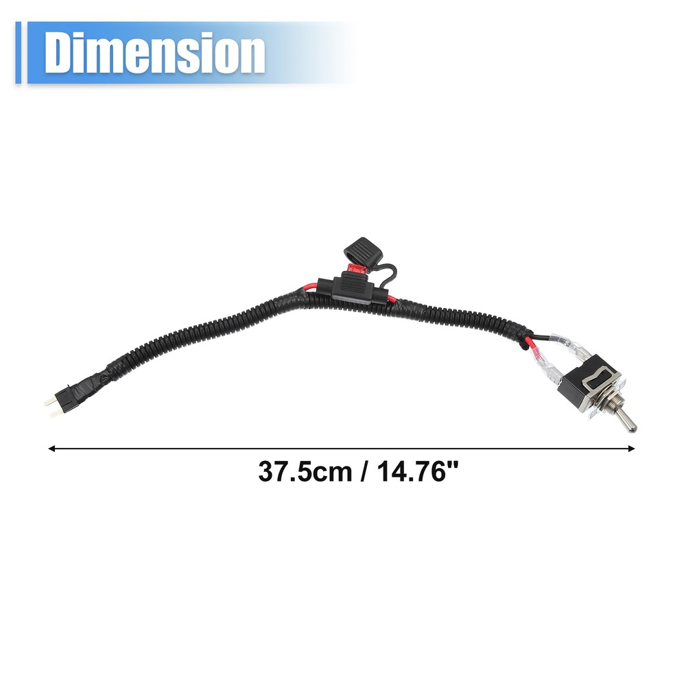 ONE 37.5cm 14.76" Fuse Bypass Switch Universal