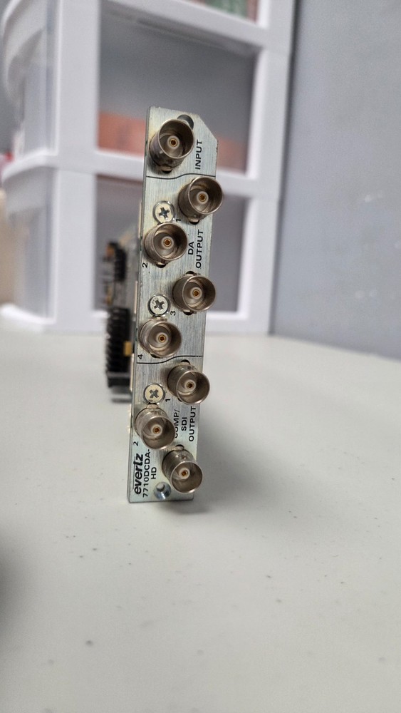 Evertz 7710DCDA-HD HD Down Converter & Distribution Amplifier Module w/Backplane