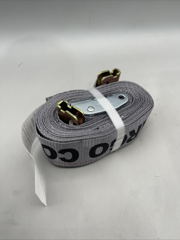 Us Control Tie Down Strap,E-Track,Gray C316SEF 2500lb New