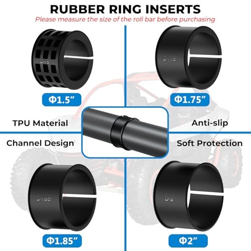 2PCS Thickened UTV Whip Light Mount, Solid Aluminium Alloy UTV Flag Mount,