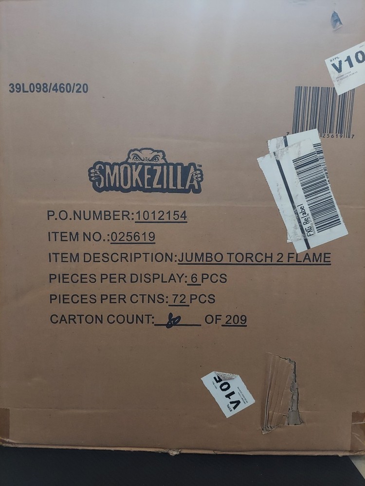 SmokeZilla Jumbo Torch 2 Flame X72