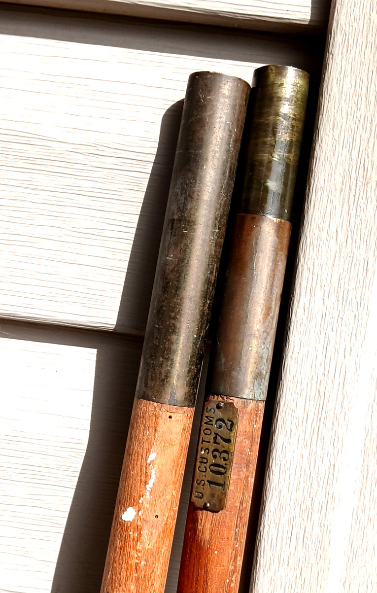 1920's U.S. Customs Federal Enforcement Cargo Roller Probe Tool Prohibition era