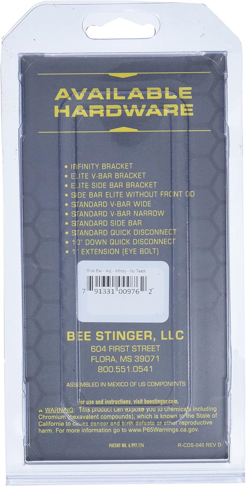 Bee Stinger Infinity Side Bar Mounting Bracket