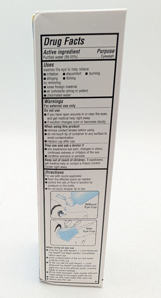 Bausch & Lomb Eye Wash Solution, 4 fl oz - 2 Pack