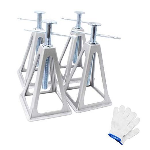 RV Stabilizers Jacks for Trailer Camper 4 Pack Aluminum Stack Jacks 6000