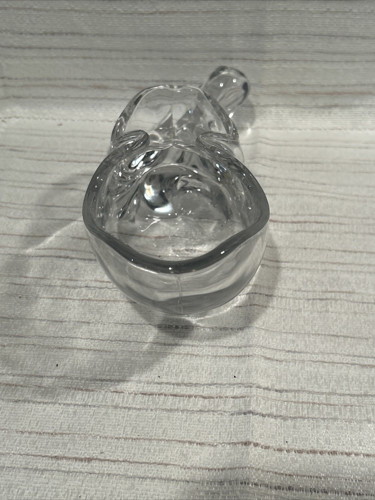 Large Clear Glass Elf Shoe Planter