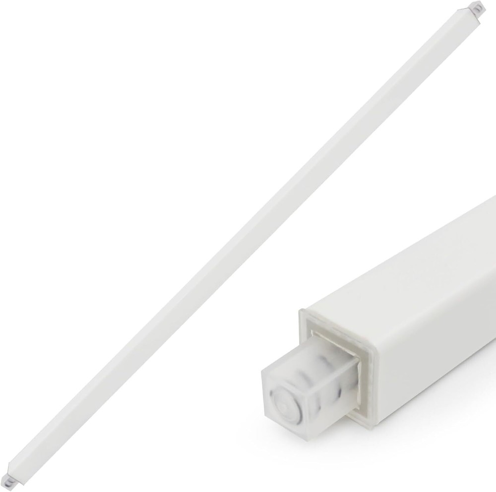 24-Inch Spring End Sturdy Plastic Wall Mount Replacement Towel Bar for 1 Pack
