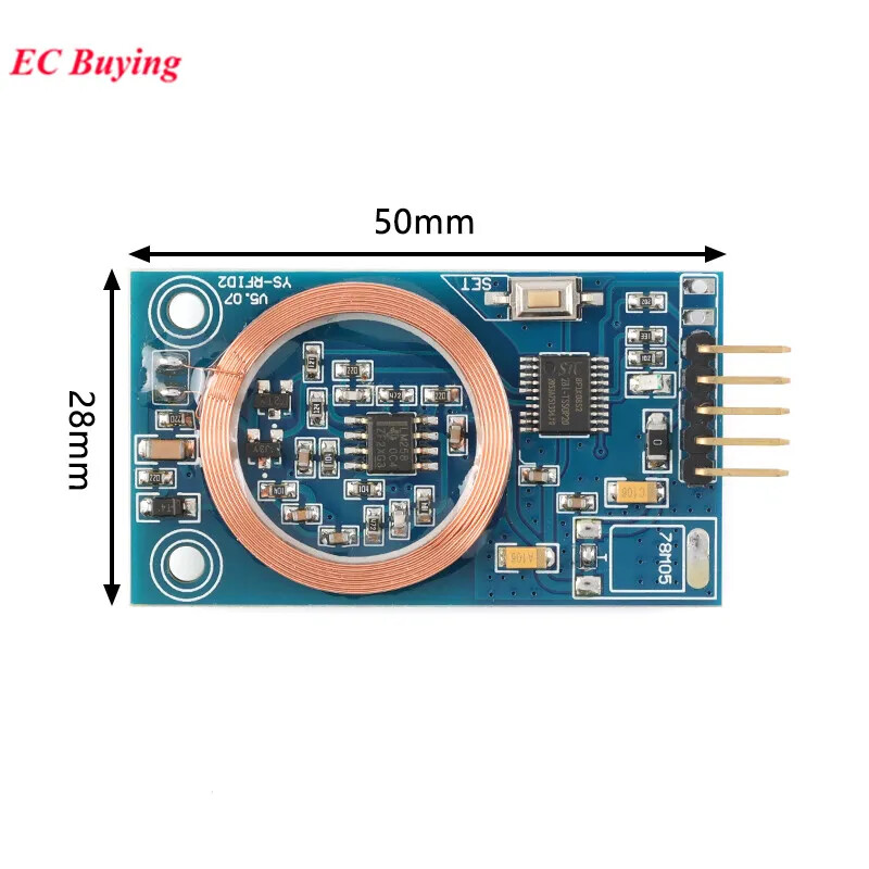 ID Card Decoder Decoding RFID Reader Module 125KHz TK4100 EM4200 Output Board