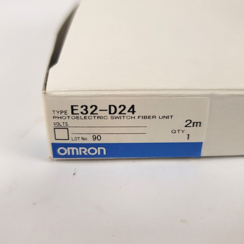 Omron E32-D24 Fiber Optic Sensor Head Diffuse Reflective, 3mm Diameter, 2 Meters