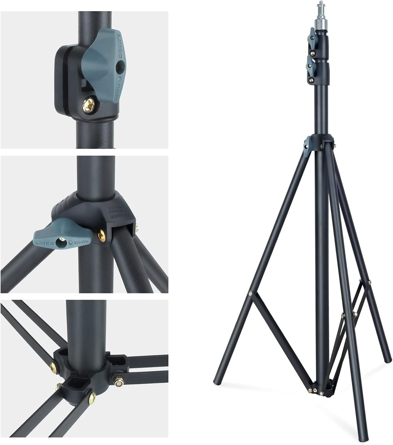 LINCO 7ft Durable Light Tripod Stand for Photo Video Studio Lighting Photography
