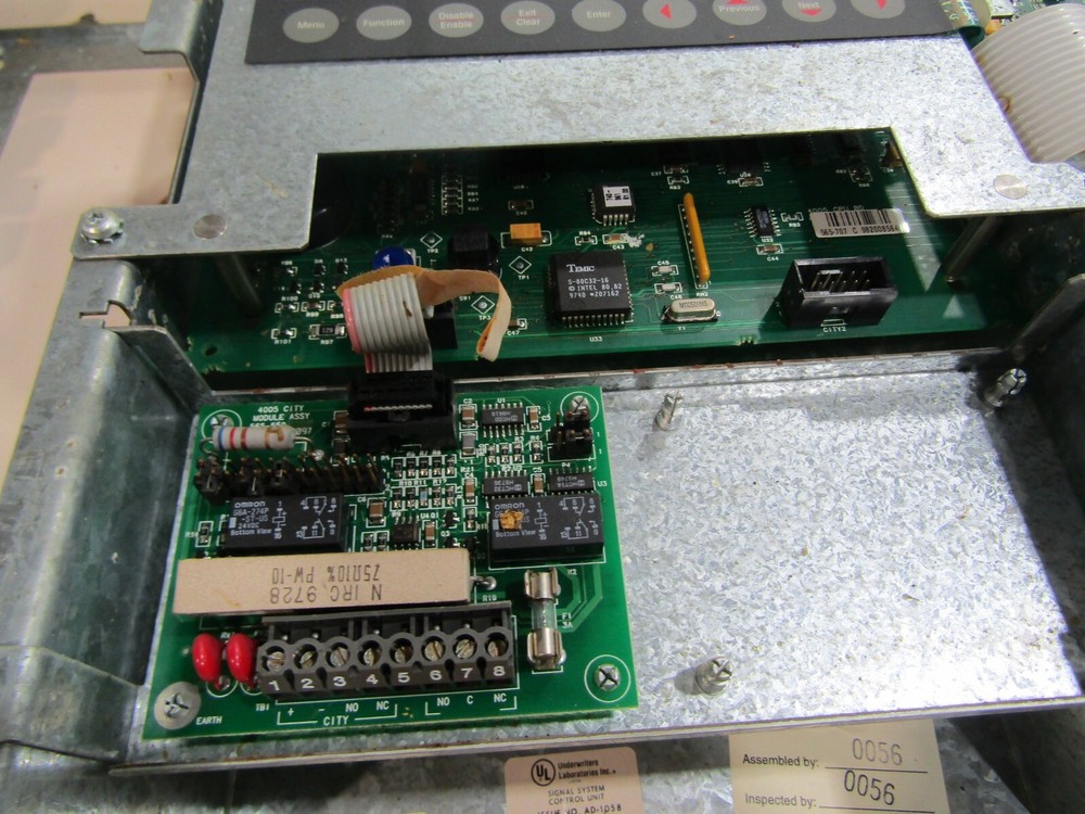 💥SIMPLEX 4005 FIRE ALARM CONTROL PANEL 120/240 VAC 4005-9101