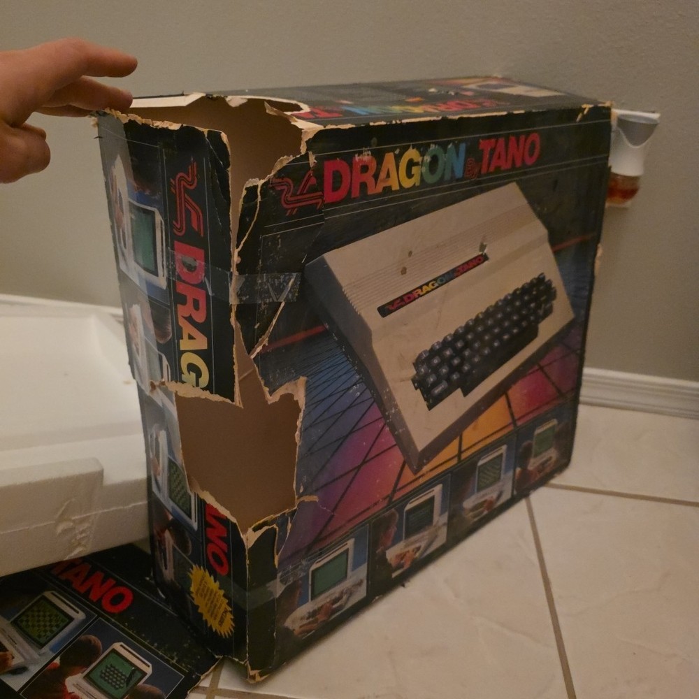 Tano Dragon Computer 64K Vintage Untested Asis Read Description