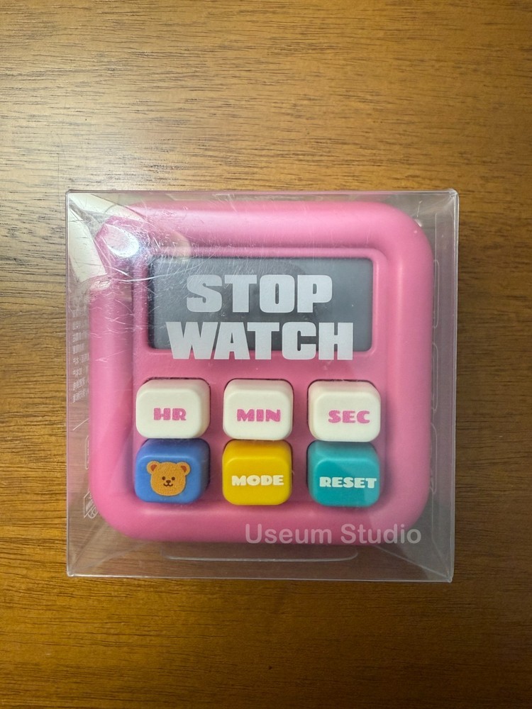 Wiggle Wiggle Digital Kitchen Timer Magnetic Countdown Alarm Clock Pink