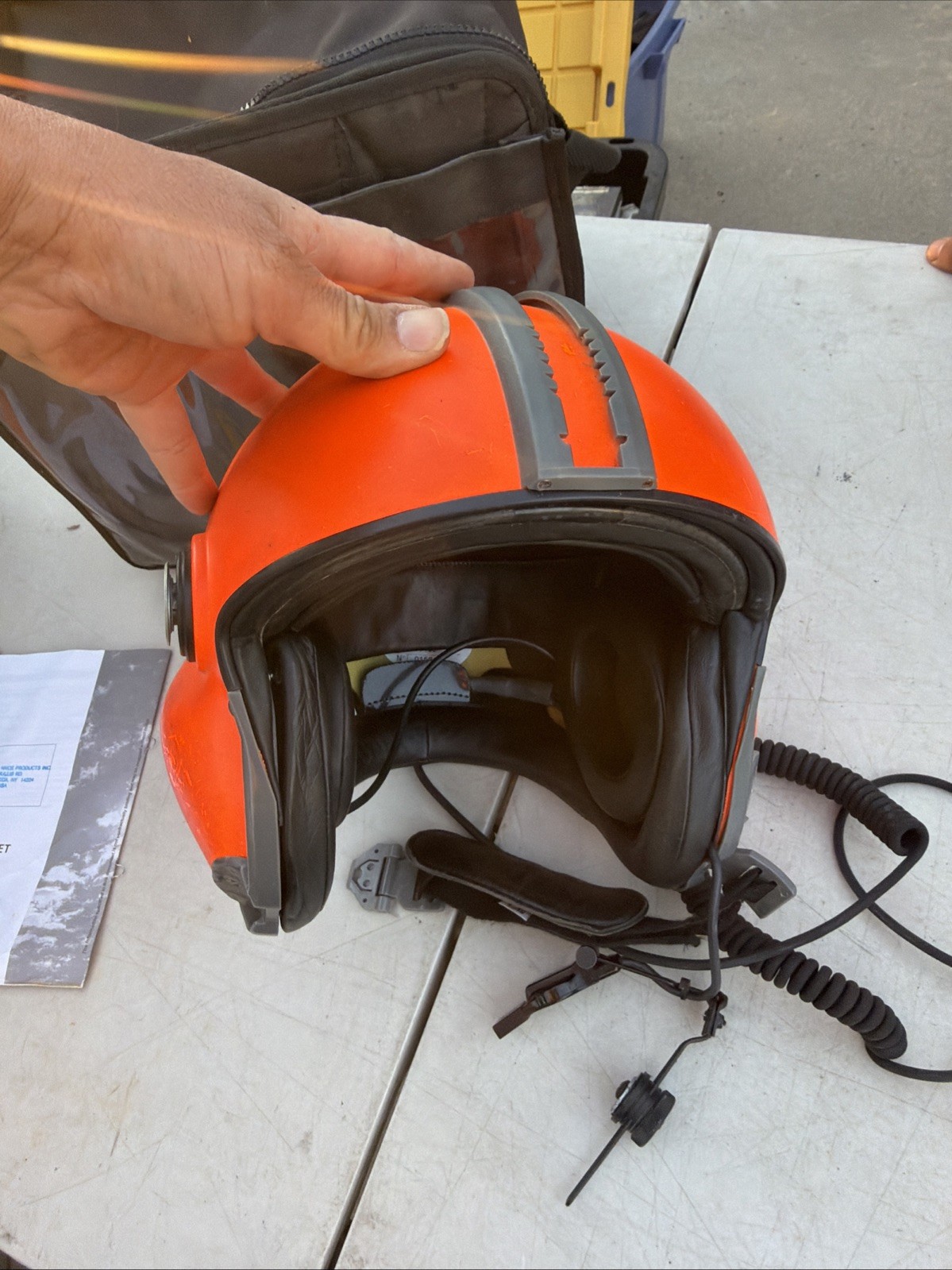 MSA Gallet LH150 Helicopter Helmet NVG - Untested