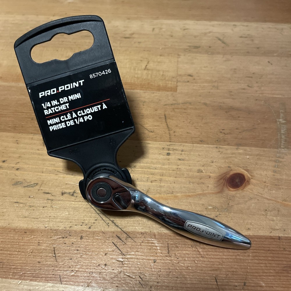 Pro point 1/4” Drive Mini Ratchet Quick Release 8570426