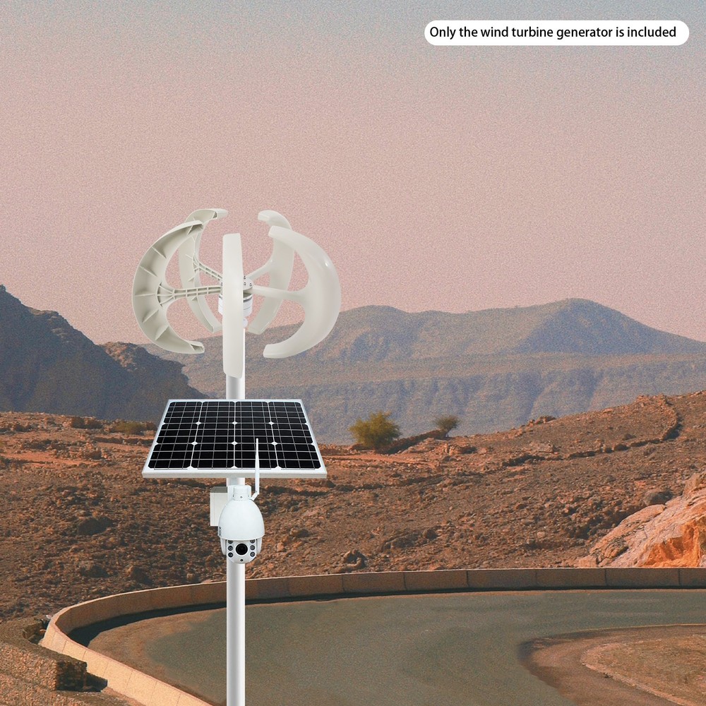 600W 24V Vertical Axis Wind Power Turbine Generator Controller Home Windmill