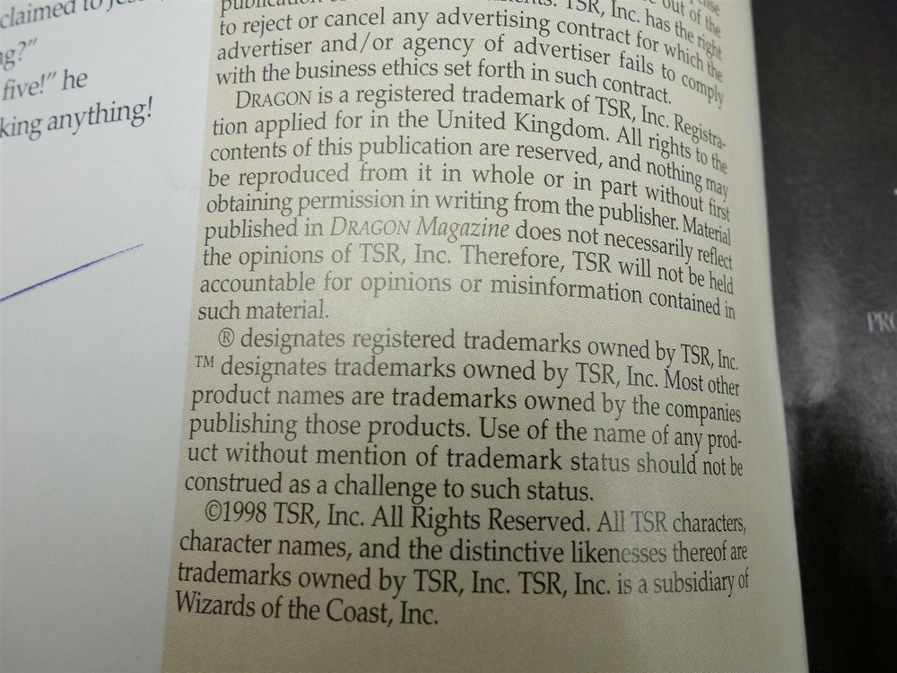 Dragon Magazine: Issue #254 (TSR)
