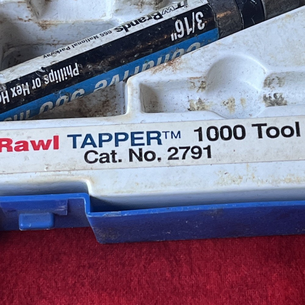 RAWL TAPPER 1000 TOOL CONCRETE ANCHOR SYSTEM NO. 2791 (t2)