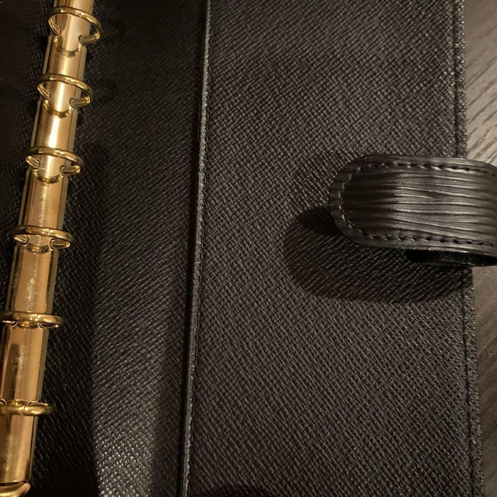 Louis Vuitton Notebook Cover Epi Black 29