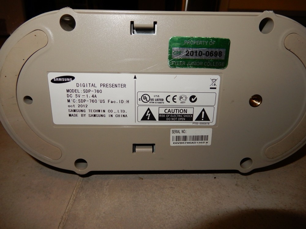 Samsung Digital Presenter SDP-760 Overhead Document Camera