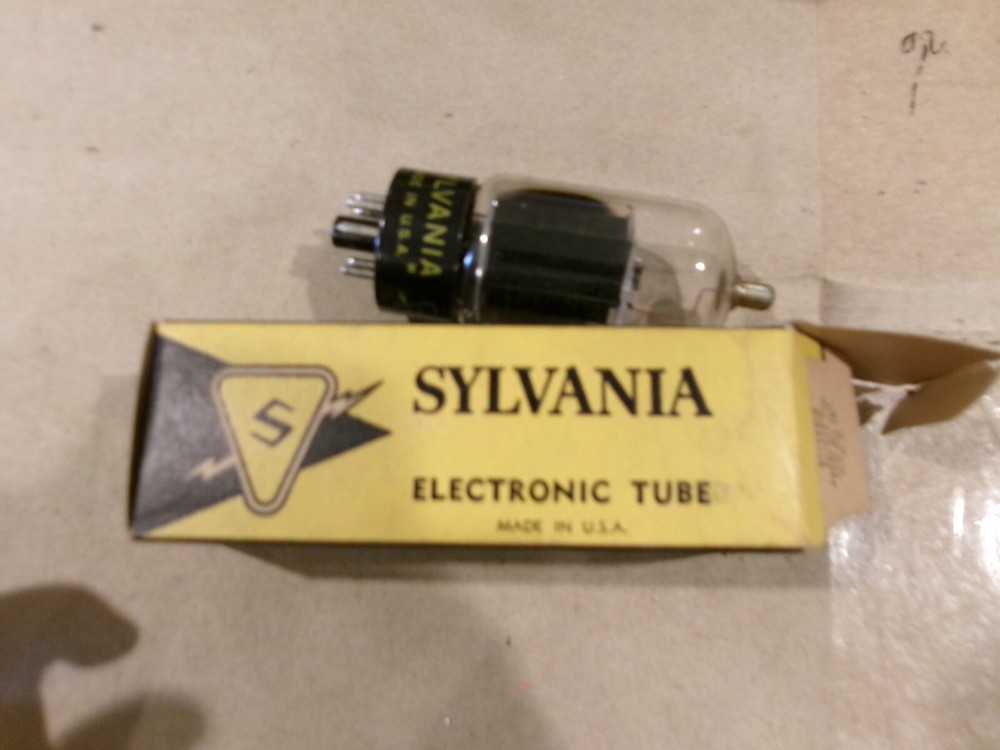 OEM VINTAGE ELECTRONIC TUBE SYLVANIA 6CU6