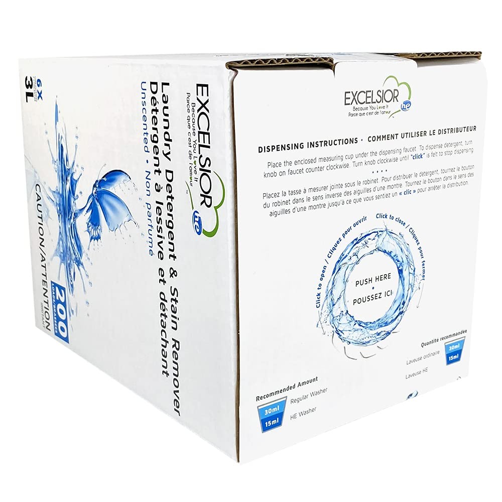 Excelsior-Laundry Detergent with Eco Bottle-Concentrated