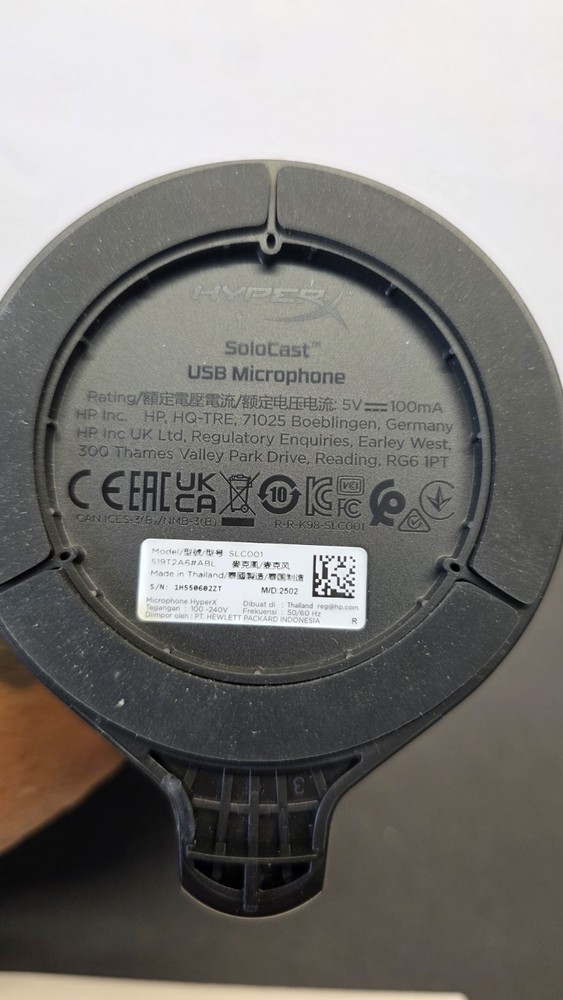 HyperX Solocast USB Condenser Gaming Microphone SLC001