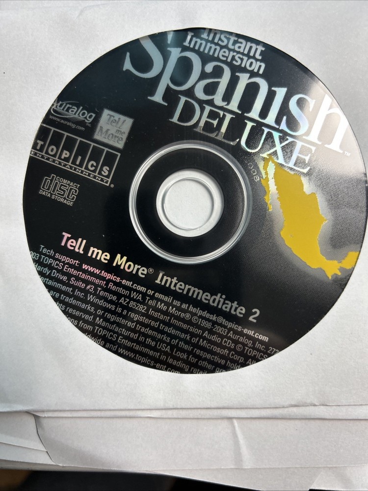 Topics Entertainment Instant Immersion Spanish 8 CD Set