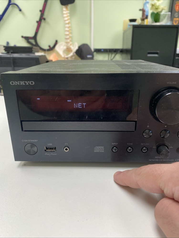 ONKYO CR-N755 amplifier receiver CD Player Mini System Used READ DESCRIPTION