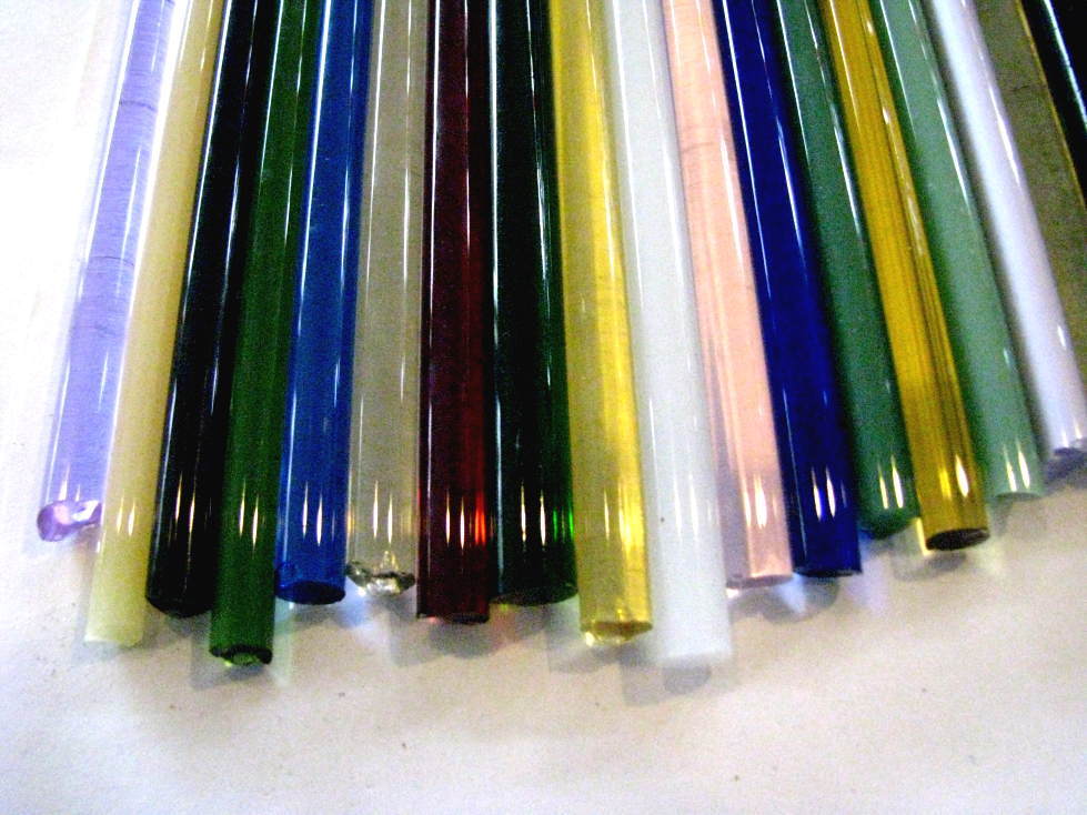 Devardi Glass COE 33 Boro 5 lbs Assorted Borosilicate Rods Lampworking, Blowing