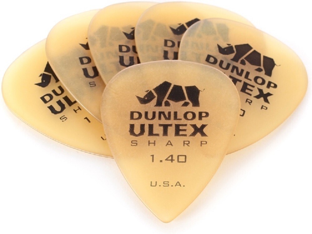 Dunlop Guitar Picks 3 Pack Ultex Sharp 1.40mm Extra Hvy