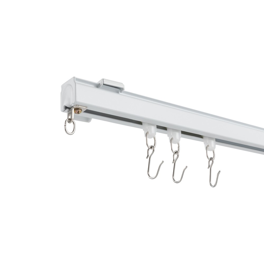 Adjustable Ceiling Mounted Curtain Track Rail Straight Slide Window Balcon