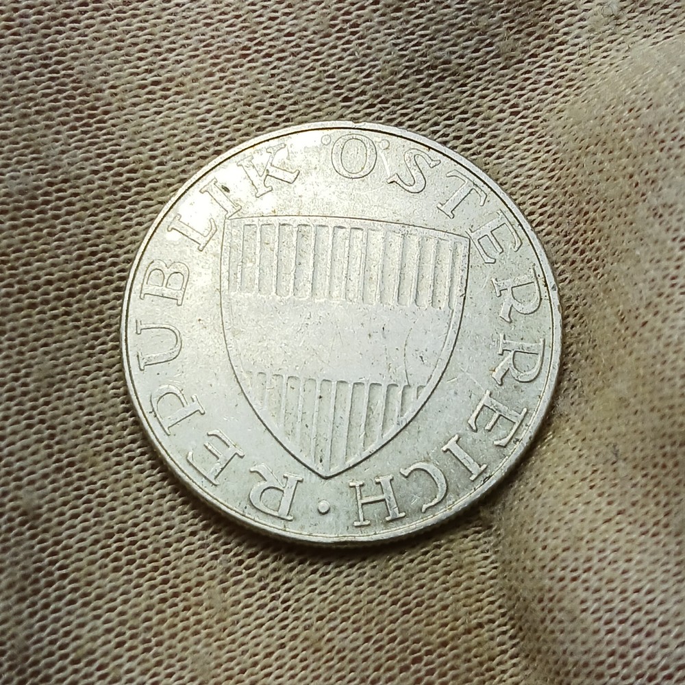 1966 Austria 10 Schilling - Silver - Better Date! - Minted in Vienna