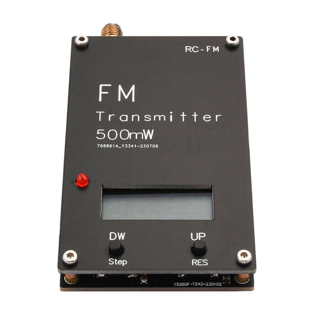 Long Range FM Stereo Transmitter With Adjustable Frequency And Memory Function